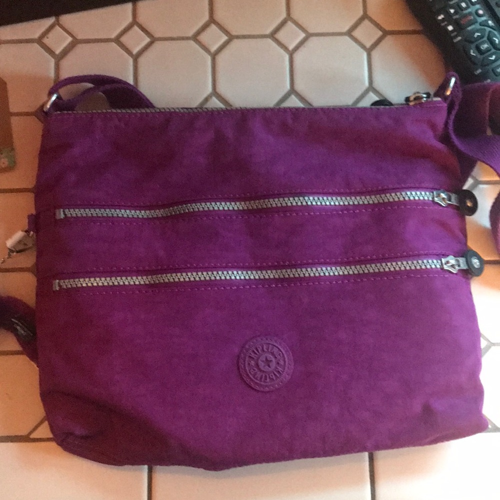 Purple crossbody Kipling bag